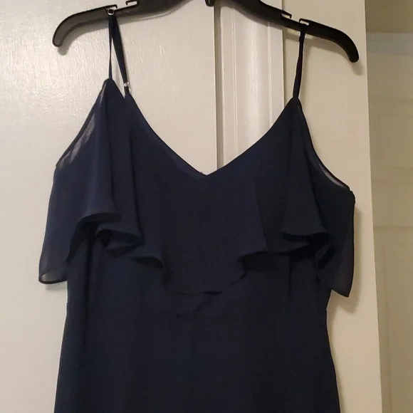 Birdy Grey navy blue bridesmaid dress- L - Picture 4 of 10